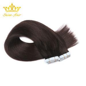Unprocessed Brazilian Virgin/Remy Human Hair Extension of Straight Tape in Extension