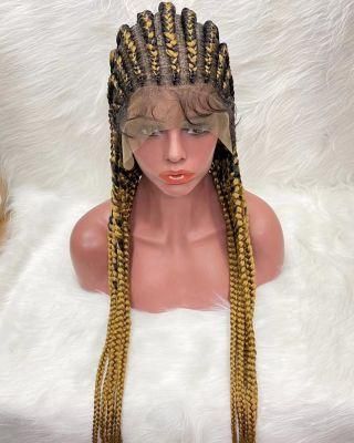 New Style Braid Wig Full Lace with Baby Hair African Braided Wig