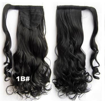 Kbeth Body Wave Ponytail Human Hair Extensions for Black Women 22 Inch 100% Virgin Brazilian Custom Accept Remy Long Ladies Ponytails China Factory Wholesale