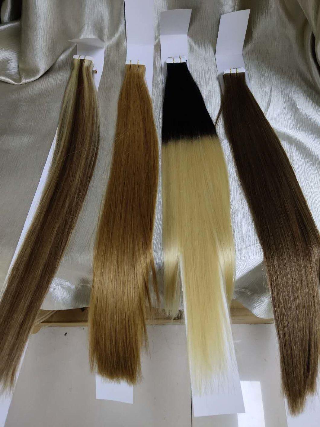 Brazilian Hair Extension Big Promotion Cheap Tape Hair Extenisons 18" 20" 22" 24" 20PCS/Lot Remy Human Hair Tape Thick Skin Weft