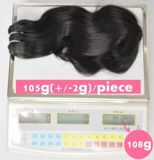 10A Natural Black Color 100% Virgin Human Hair Extensions