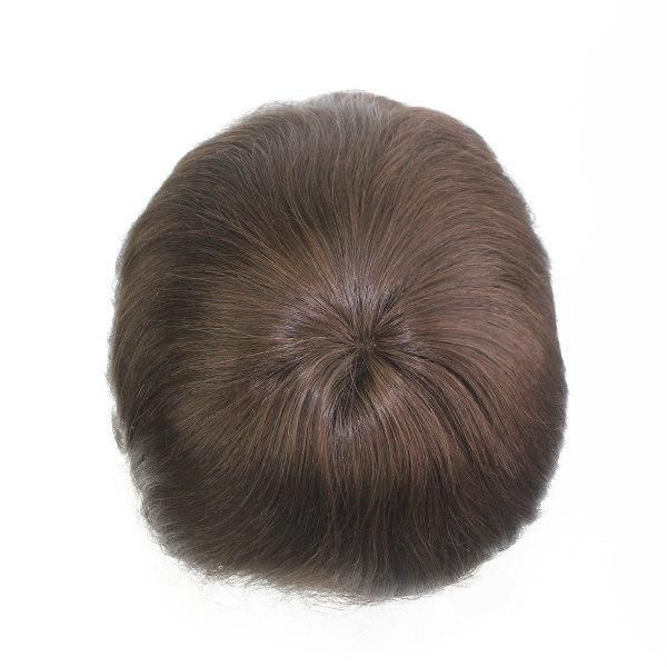 Lw1794 Factory Direct Mono Human Natural Hair Toupee
