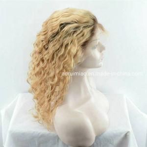 Curly Ombre Virgin Human Hair Wig Curly Russian Straight Full Lace Wigs