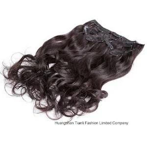 Natural Color Brazilian Clip-in Hair Extension Factory Direct Sales