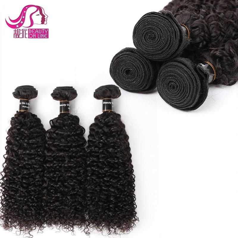 8A 9A 10A Deep Wavy Curly Human Hair Weave Bundles with Lace Frontal and Closure