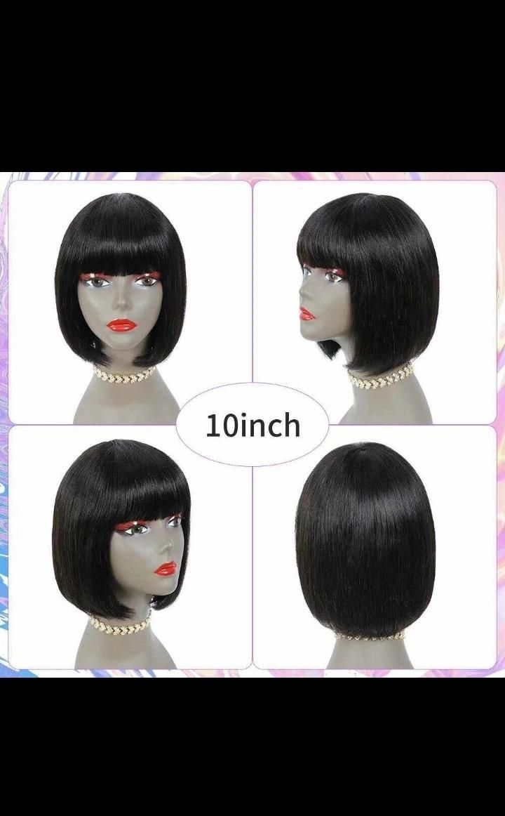 Wholesale Human Hair Products Human Hair Short Length Bob Style Wigs