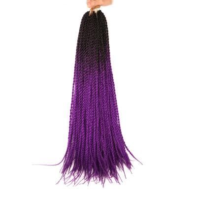 High Quality High Temperature Fiber Senegalese Twist Crochet Braiding Hair Extension