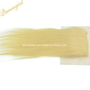 Wholesale Straight Virgin 613 Blond Remy Indian Hair 4X4 Lace Closure