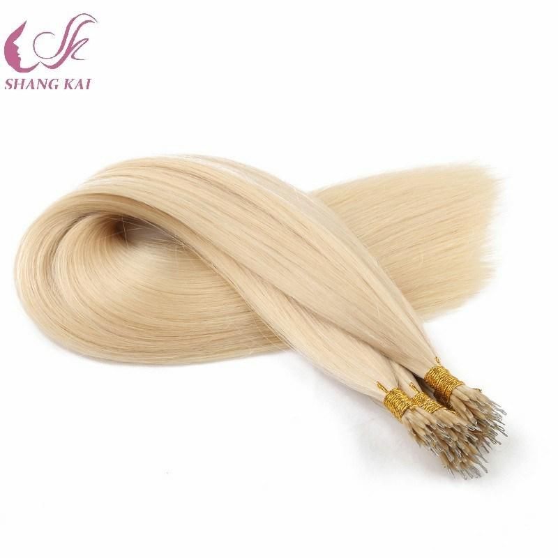 Nano Ring Virgin Remy Human Hair Cuticle Hair Nano Ring Hair