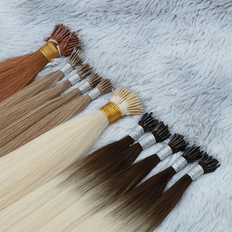 12A Brazilian 100% Human Hair Silky Straight Raw Nano Ring Hair Weft