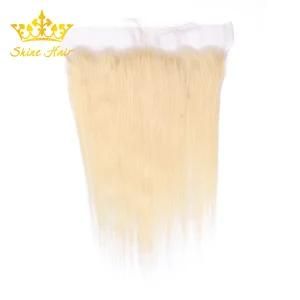 High Quality Human Brazilian Virgin Hair of Blond Color Straight Lace Frontal