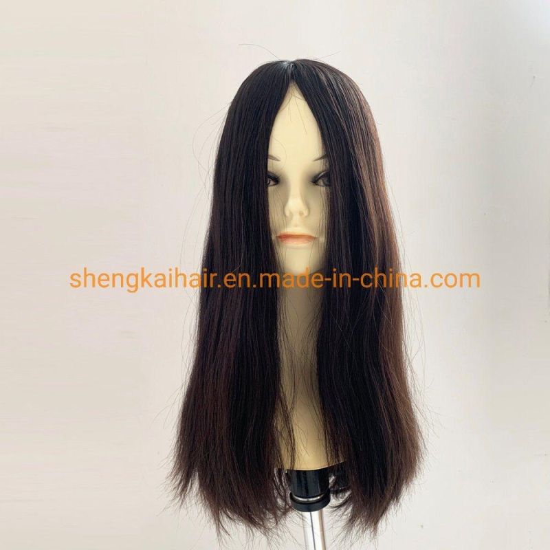 Wholesale Premium Quality 100% Virgin Hair Human Hair Kosher Jewish Wigs for Women