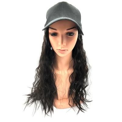 Curly Hair Hat Wig Synthetic Hair Wig Long Size Hair Products