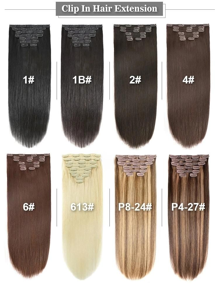 Perfect Customer Experience Premium Wholesale Afro Hair Clip in Extensions Long Curly Clip in Human Hair Extension