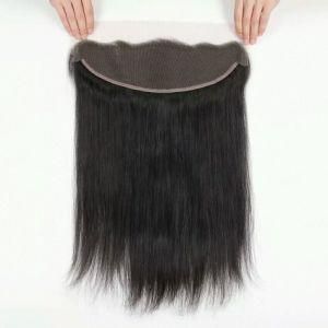 Human Hair Extension Silk Half Lace Frontal Closure (RLS-301)