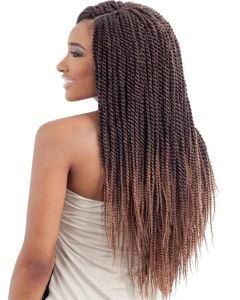 Senegalese Twist Braiding Ombre Colors Synthetic Hair for Women Braided Hair Extensions Weaves