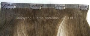 Silky Feeling Seamless Soft Band Clip in/on 100% Human Virgin Hair