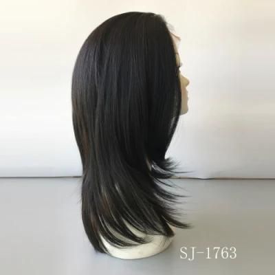 Wholesale Perfect Looking Good Quality Handtied Heat Resistant Fiber Syntheitc Star Lace Wigs 629