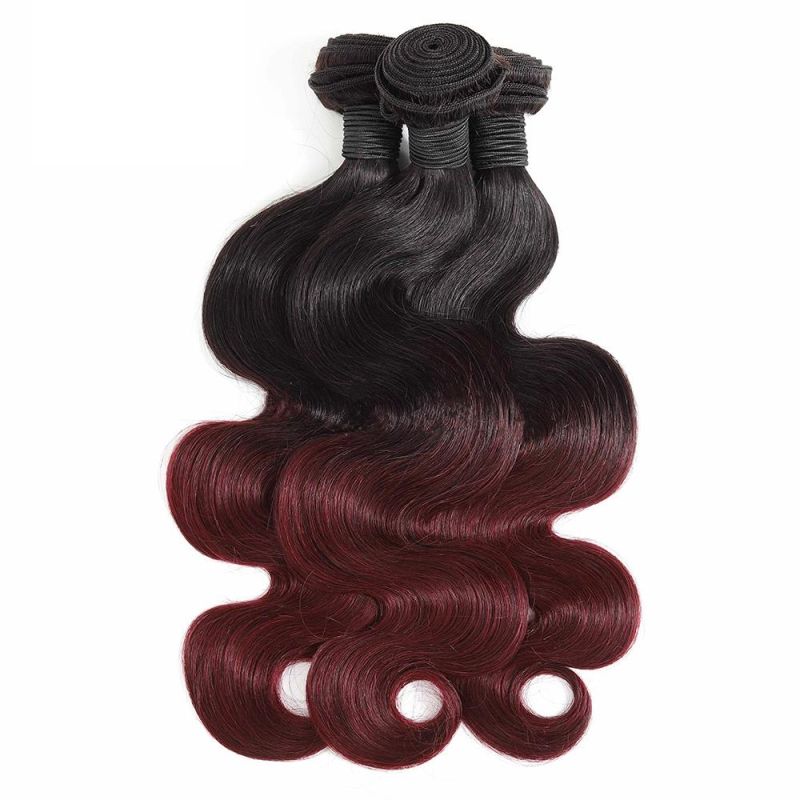 Wholesale 99j Lace Front Wig with Baby Indian Natural Hair