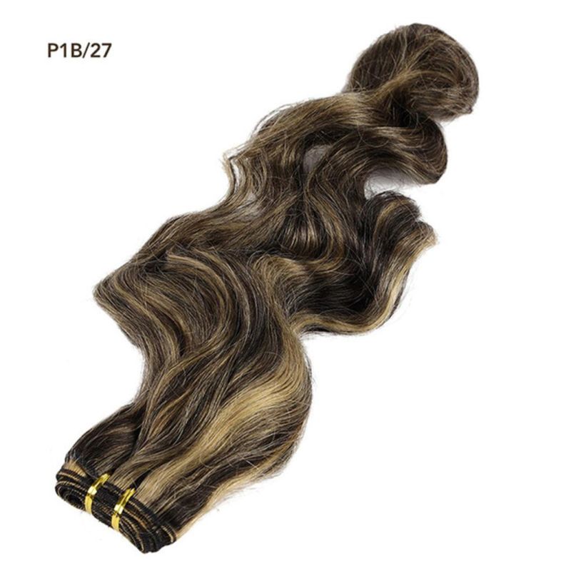 Platinum Blond Brazilian Human Hair Bundle Body Wave Hair Weave Bundles 10"-30" Remy Hair Extensions Brown #2 #4