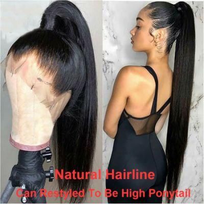 12inch 360 Full Lace Wig Human Hair Pre Plucke for Black Women Brazilian Straight Lace Front Human Hair Wigs HD 360 Lace Frontal Wig HD