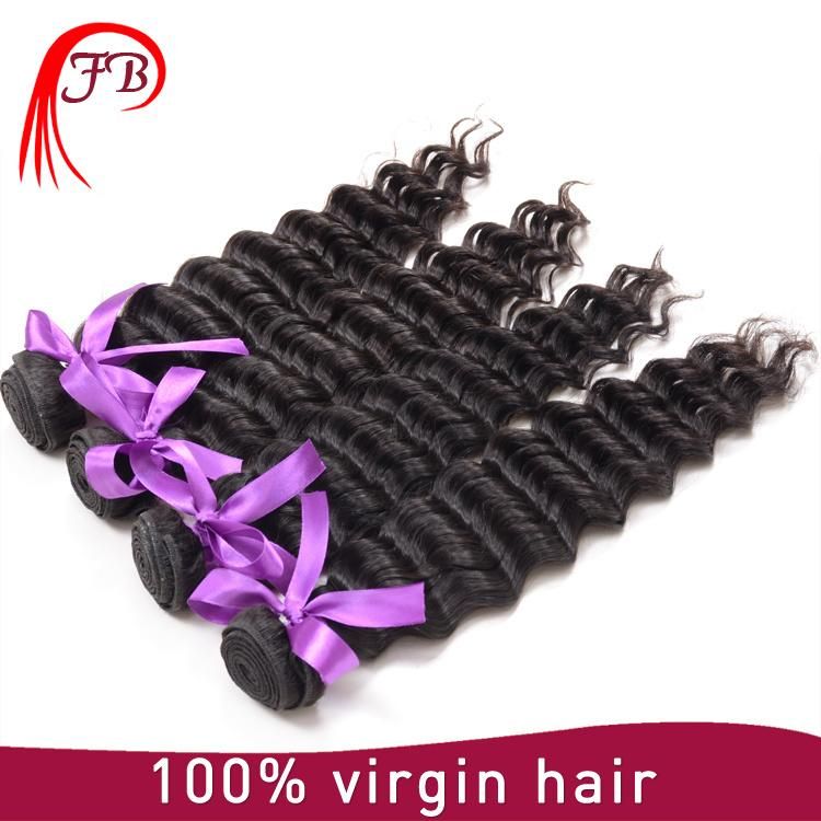 Cheap Prices Human Hair Extensions Indian Deep Wave 100% Remy Hair