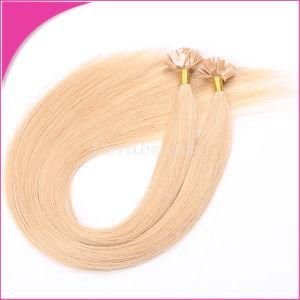 Flat Shape Keratin (Can Print Logo) Pre-Bonded Remy Hair Extensions