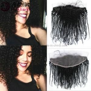 Professional Remy Human Hair Products Unprocessed Peruvian Virgin Hair Kinky Curly 13*4 Lace Frontals