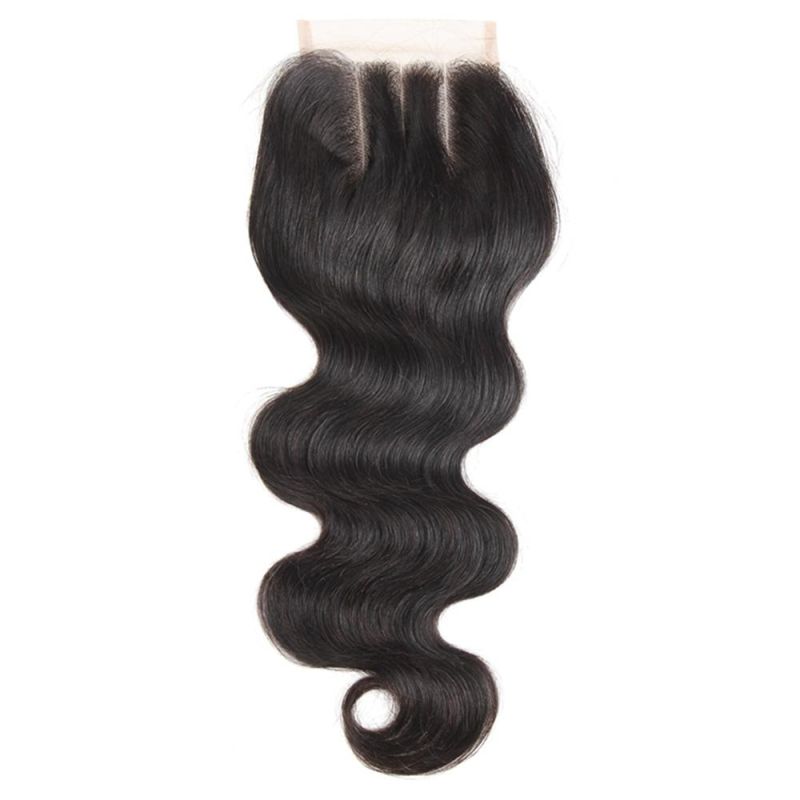 Kbeth Human Hair Closure for Ladies Fashion Body Wave 8 Inch 4*4 Lace Front Closures Ready to Ship Women Toupee