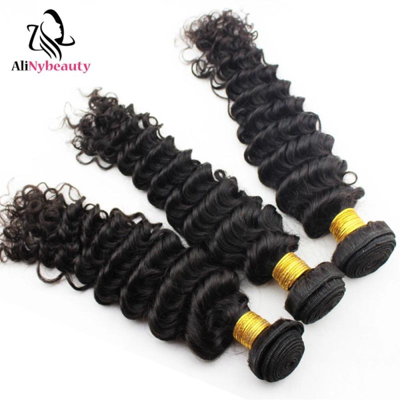 China Manufacturer Wholesale Brazilian Virgin Human Hair Bundles with Frontal