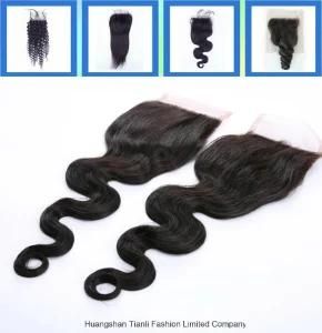 Body Wave 8A Grade Virgin Peruvian Hair Silk Top Lace Closure