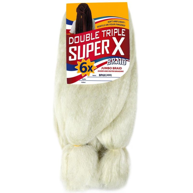 Expression Extension Crochet 24 Inch Synthetic Hair 6X Super Jumbo Braid Hair Braiding