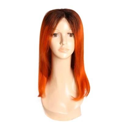 4*4 Ombre Color Lace Closure Human Hair Wig for Women