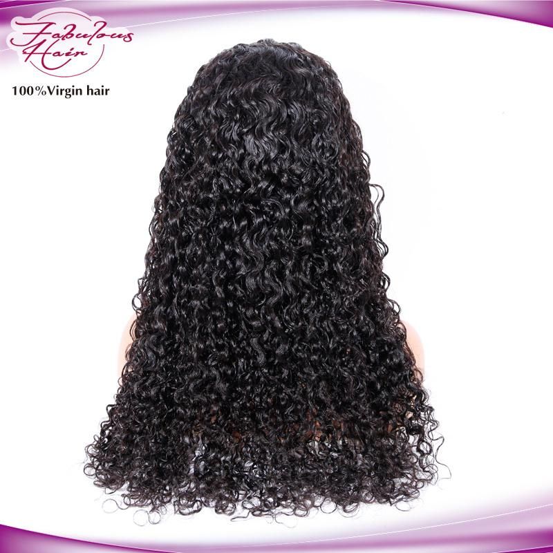 Indian Water Wave Blonde Lace Front Human Hair Wigs