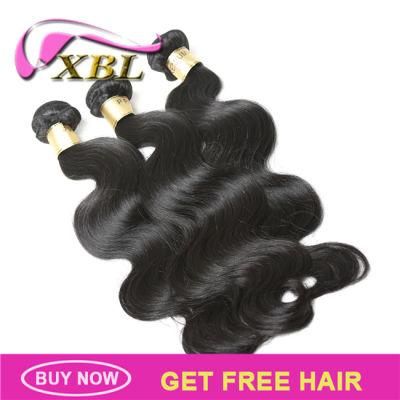 100% Human Hair Body Wave Natural Black Indian Hair Weave
