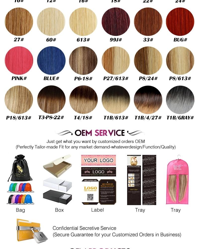 Top Grade Hot Sale Balayage Color Remy Human Hair Weft Extension