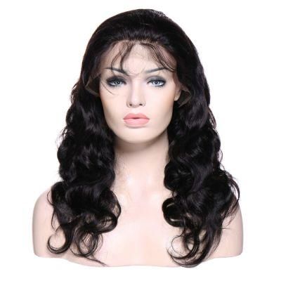 Full Lace Human Hair Wigs for Women Brazilian Transparent Full Lace Body Wave Wig 12 Inches