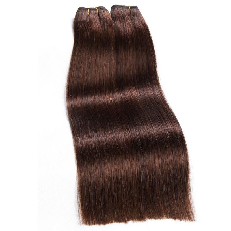 Machine Weft Double Drawn Quality 100% Virgin Straight Human Hair