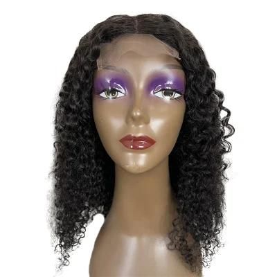 Jerry Curly 4*4 Lace Wig Brazilian Human Hair Wigs for Black Women