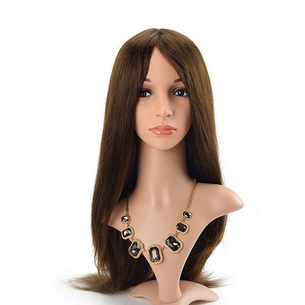 Lw231 Clear PU Around with Fine Mono on Center Human Hair Wig