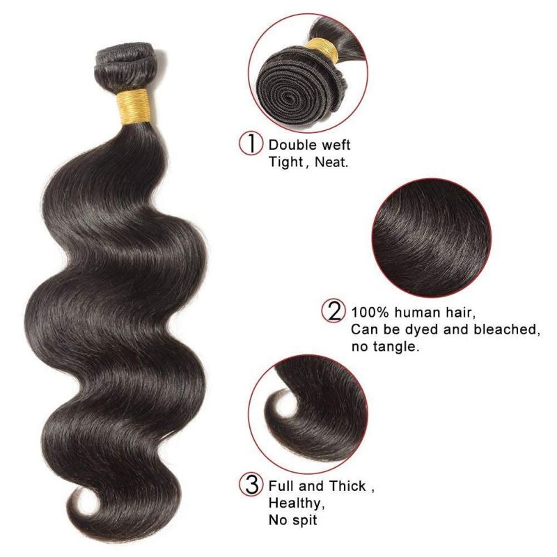 Hair Bundles with Brazilian Human Hair Bundles Remy Hair Extensio