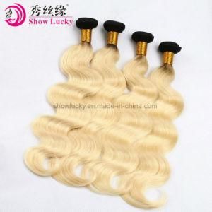 Quality Hair Vendors 100% Brazilian Virgin Hair Bundles Dark Root 1b/613 Body Wave Soft Ombre Hair Extensions