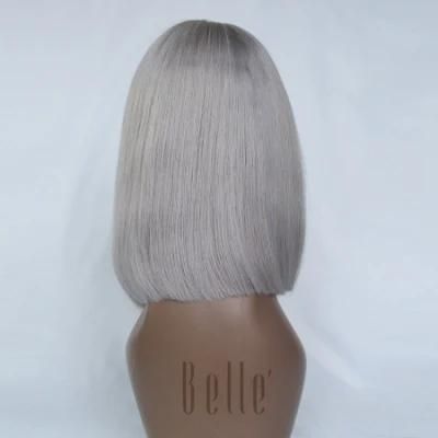 Belle Natural Parting 100% Human Hair Handtied Lace Front Wig