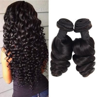 Kbeth 3 Bundles with Lace Closure Brazilian Human Hairs Silk Closures Sets 8A Grade Loose Wave in Stock