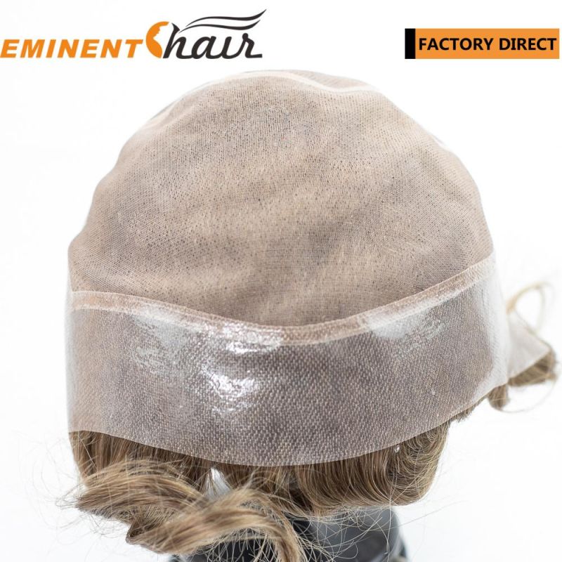 Custom Men′s Wig Factory Direct Mono Base Wig for Men