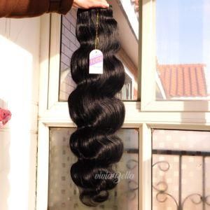 Natural Black Brazilian Body Wave Clip-in 100% Human Hair