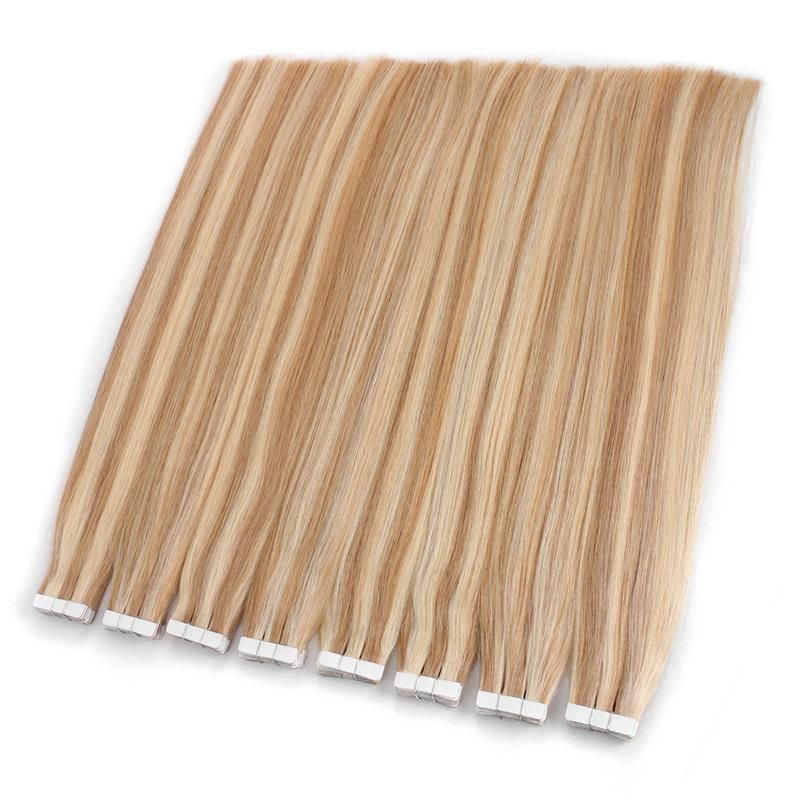Top Quality 100% Human Soft Skin Weft Remy Tape Hair Extension