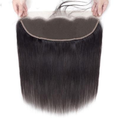 10 Inch Brazilian Straight Hair 13X4 Lace Frontal Free Closure Natural Color Remy Human Hair