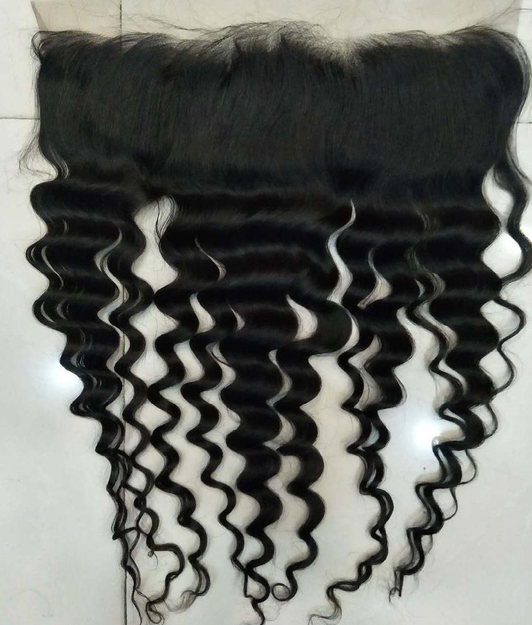 Wendyhair Water Wave 100% Virgin Human Hair Lace 13*4 Frontal
