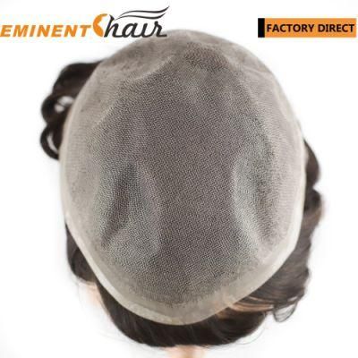 Fine Welded Mono Men&prime;s Human Hairpiece
